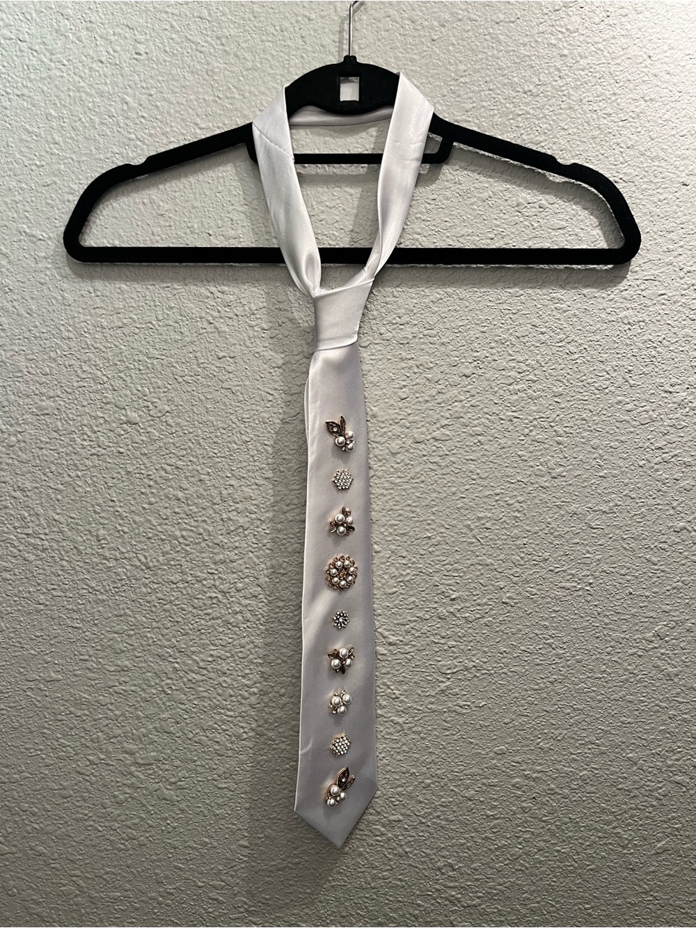 Charmed Embellished Necktie